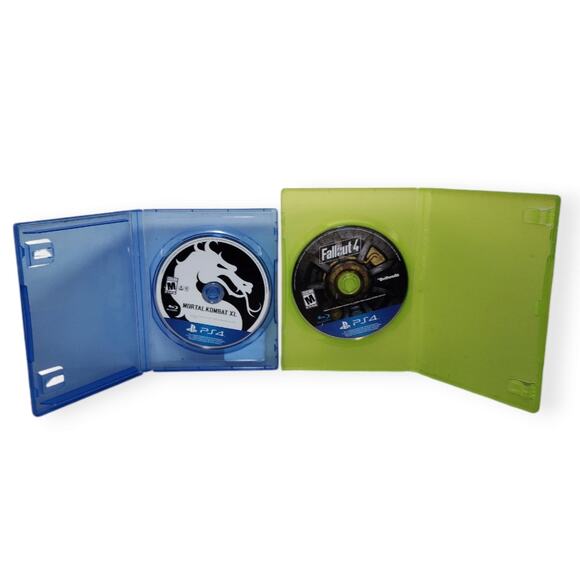 PS4 Mortal Kombat XL & Fallout 4 DISC ONLY Pre-owned - Picture 2 of 3